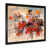 Impression noire sur toile encadrée sélectionné