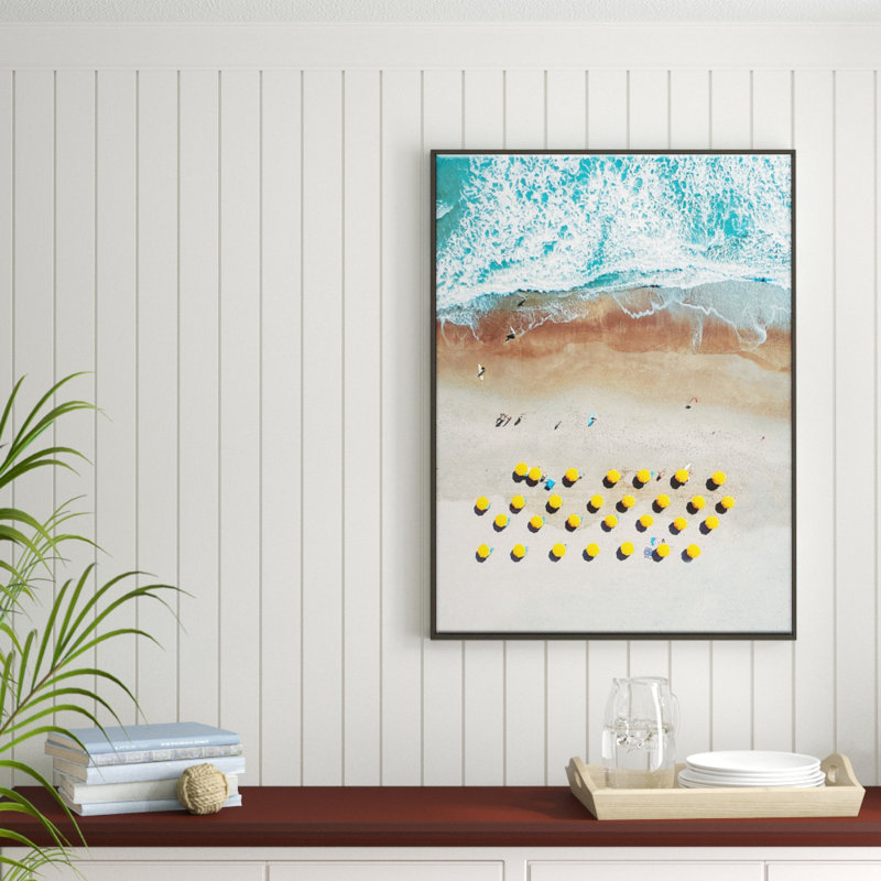 Print on Canvas, 51cm H x 41cm W, Black Floater Frame