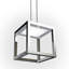 Boxer 1 - Light Single Square Pendant