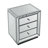 Damiyan 22'' W Glass Nightstand