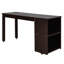 Lit mezzanine double bas avec cabinet
