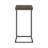 Expandable C-Shaped Side Table, Weathered Grey