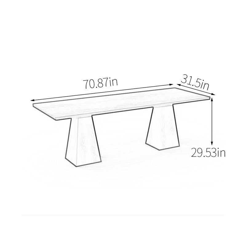 Dee, Noir, noir, noir, noir, H 29,53 po x L 70,87 po x l 31,5 po