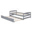 Lit plateforme avec lit gigogne