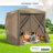 6x6FT Camping Gazebo Screen Tent,  Sided Pop-up Canopy Shelter with Mesh Windows-105122758