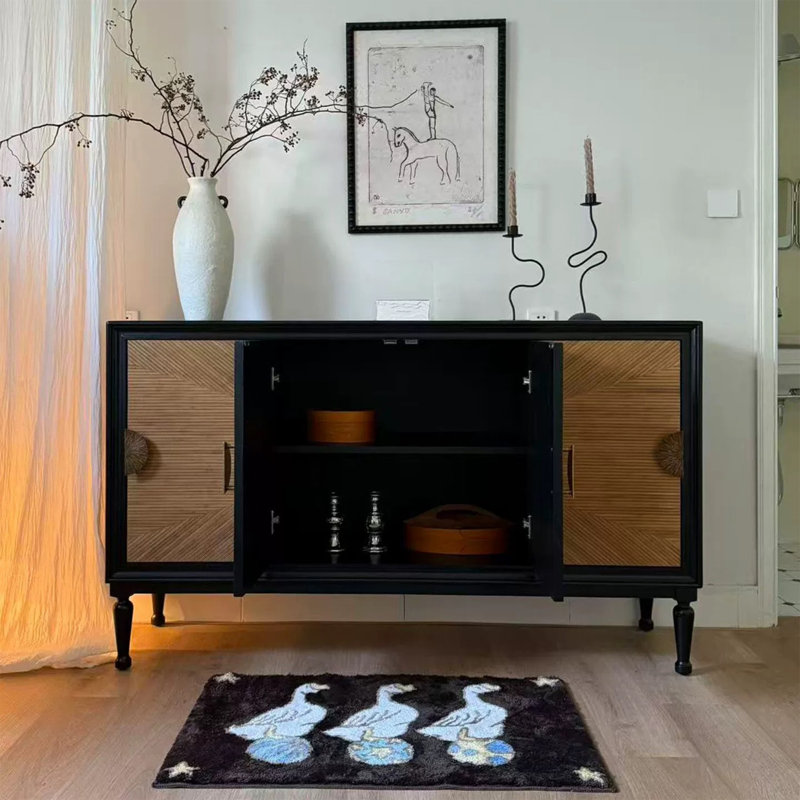 French Patterned High Legged Buffet Table