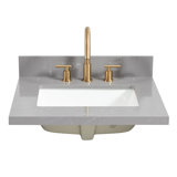 Jaen 25'' Stone Single Bathroom Vanity Top with Sink