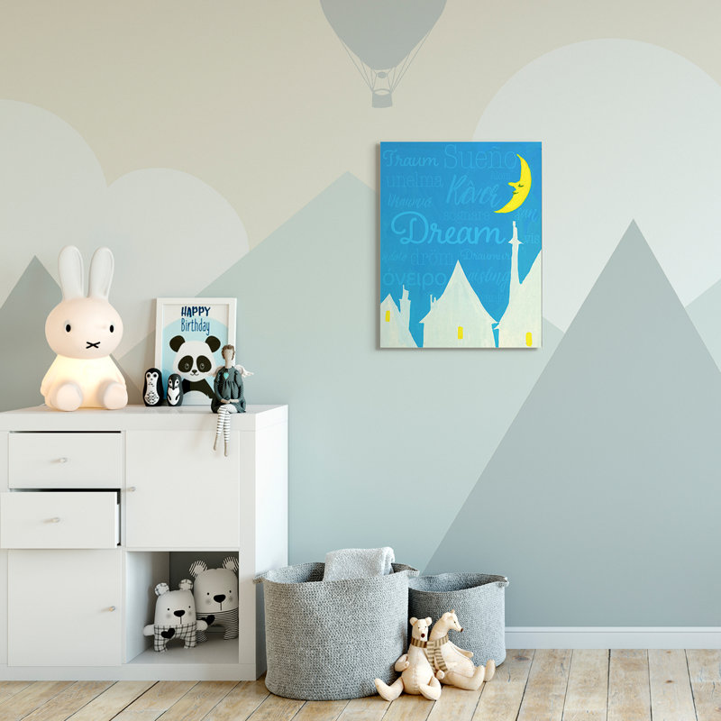 Art lunaire Leppert Dream Home, H 30 po x l 24 po, Toile tendue