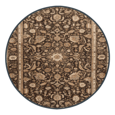 Tapis brun lavable à la machine
