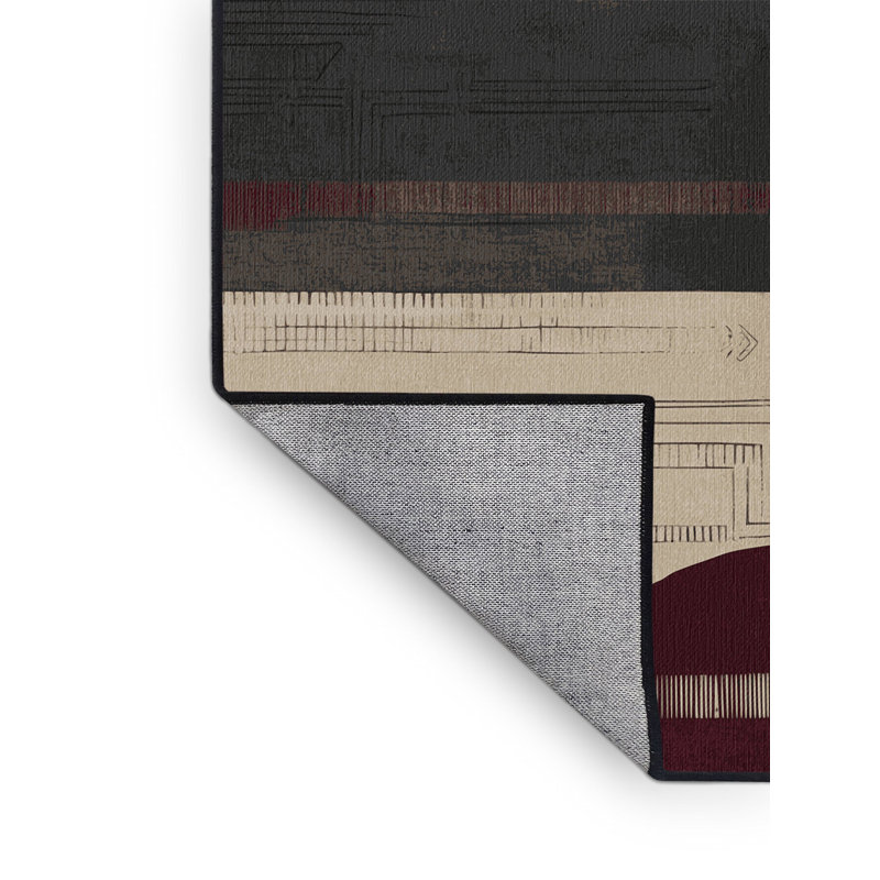 Majestic Map Rug, Square 8'