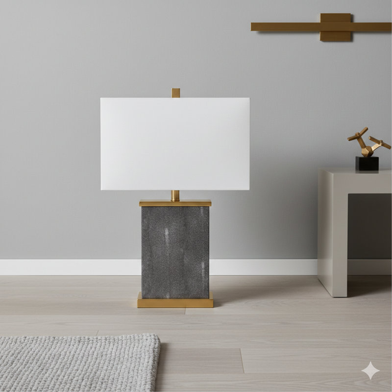 Lampe de table avec abat-jour