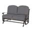 Florence Outdoor Loveseat Glider with Sunbrella Cushions-1855830389-1855830285