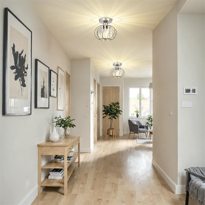 Crystal Semi Flush Mount