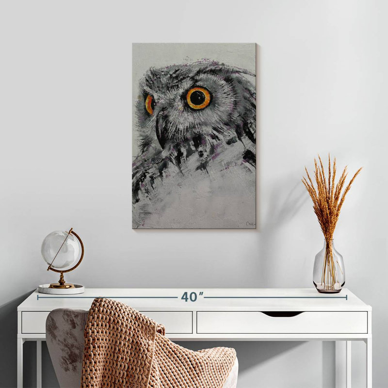 Brampt Spirit Owl, 24" H x 16" W