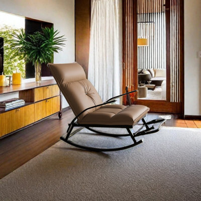 Chaise berçante simple et élégante