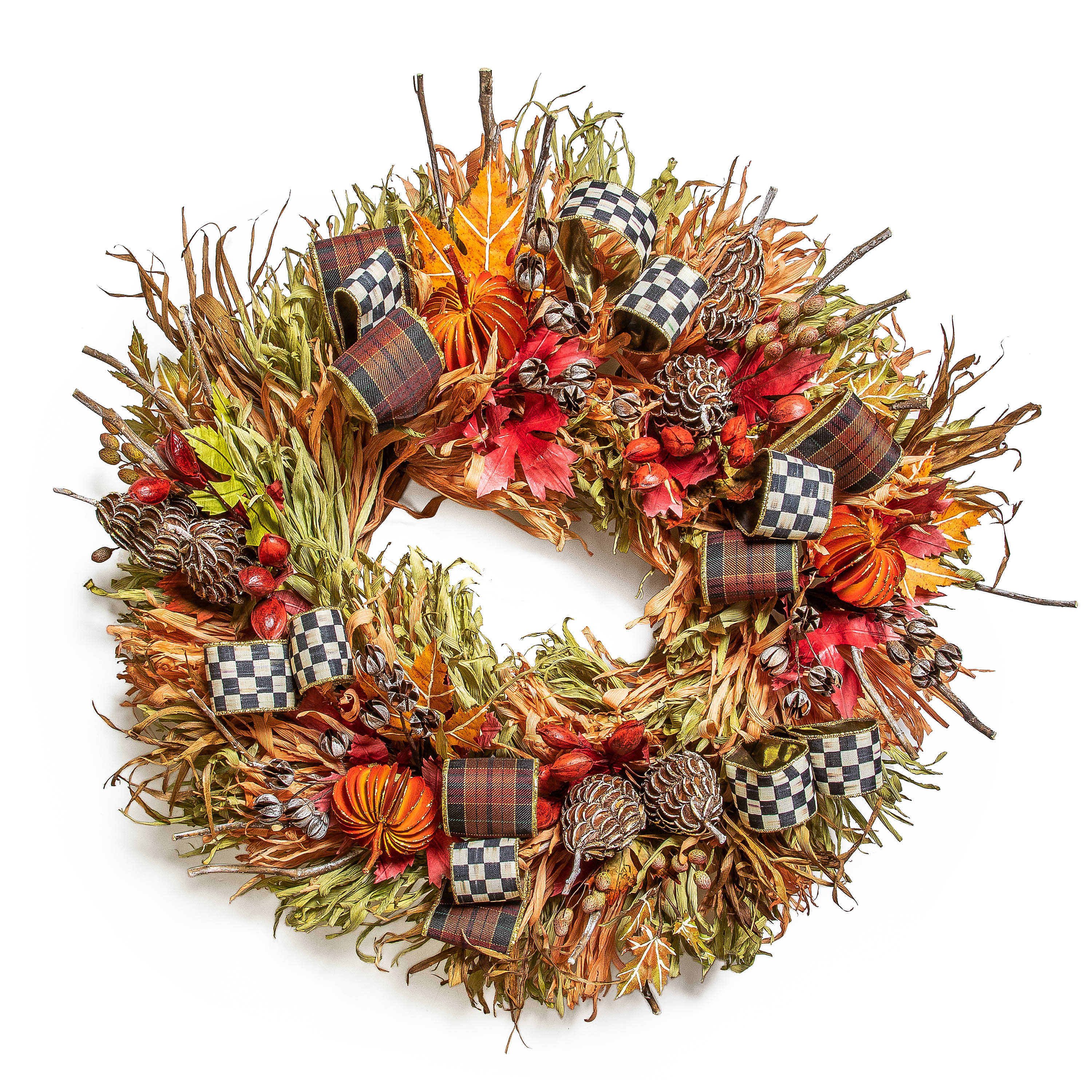 MacKenzie-Childs Fall on the Farm Wreath | Wayfair