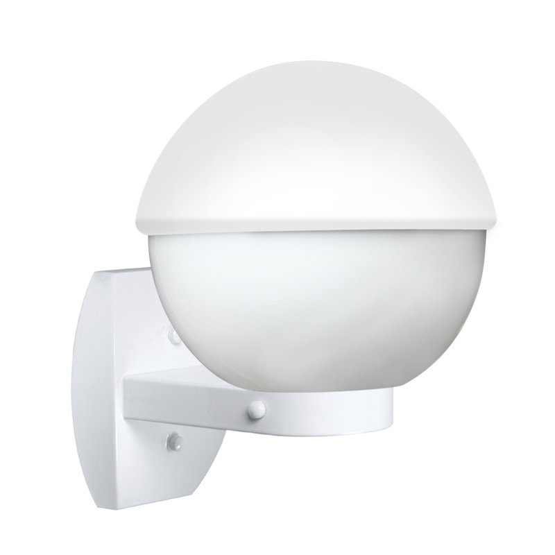 Appliquee à bras 1 lumières Donnie, Blanc