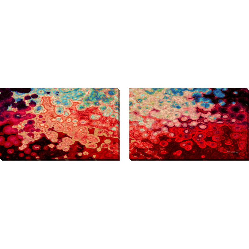 «Race to the top», ensemble de 2 impressions sur toile panoramique, H 28 po x l 96 po x P 1,5 po