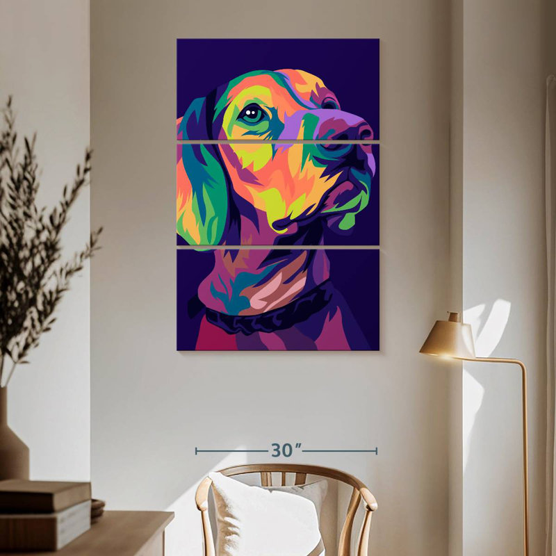 Brampt Labrador Pop, 65" H x 42" W