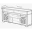 65.3" TV Stand with LED light-116108081