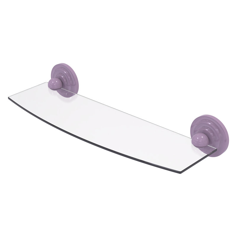 Tablette en verre Prestige Que New Collection PQN, H 3 po x l 18 po x P 5 po, Lavande