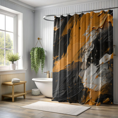 Colorful Strokes - Premium Shower Curtain