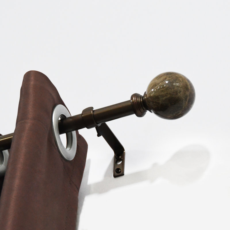 Nickelle Steel Adjustable, Bronze, 2.32" H x 90.14" W x 2.32" D