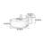 Italian minimalist round coffee table set