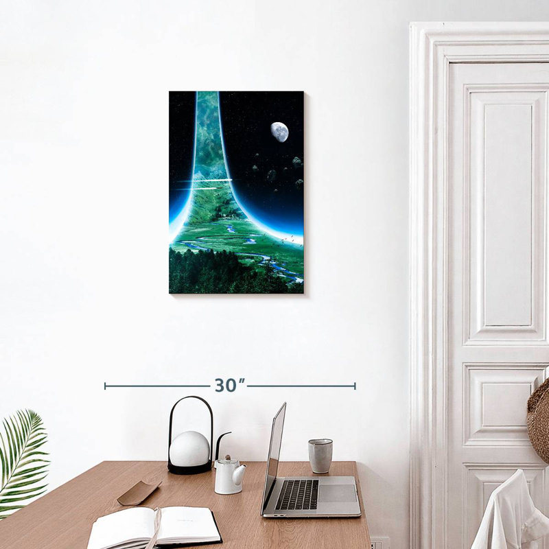 Kelan Ring World, 24" H x 16" W