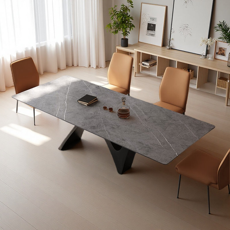 Simple Rectangular Design Dining Table