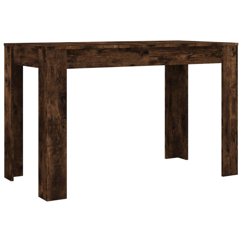 vidaXL Dining Table Kitchen Table Dining Room Dinner Table Engineered Wood, Smoked Oak