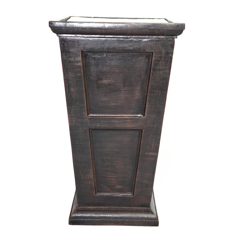 Panama Fiberstone Pot Planter, Black