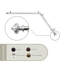 Tringle de rideau de coin simple réglable en métal Kravitz-1310954553-1310954552