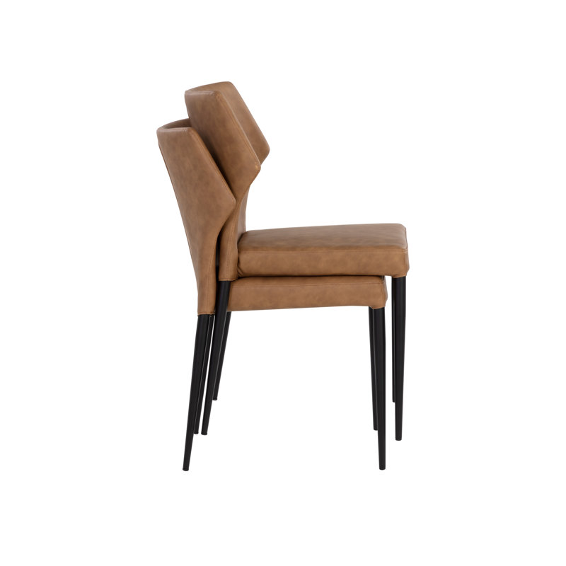 Chaise de salle à manger empilable Durenda, Écrou rebondissant
