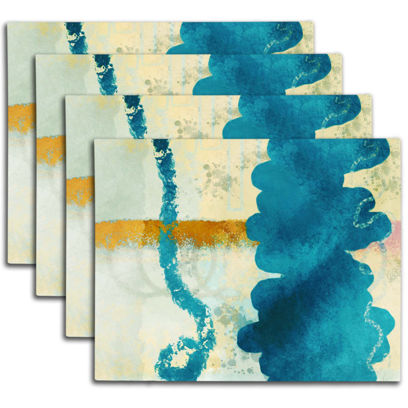 Napperon abstrait en polyester