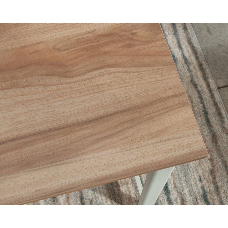 Bergen Circle Table Desk, 29.56" H x 59.06" W x 29.53" D