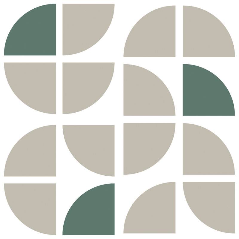 Papier peint adhésif Mod Geo Crescents, Taupe
