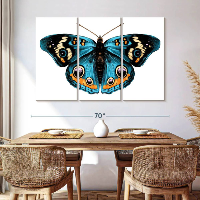 Brampt Butterfly Symmetry, 42" H x 65" W