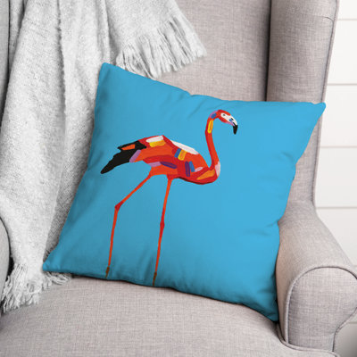 Outdoor Reversible Throw Pillow