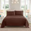 Ensemble de draps luxueux en microfibre douce et classique, de différentes couleurs et tailles-419186304-418772722