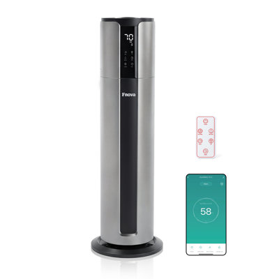 Humidificateur 9L / 2.38Gal pour grande pièce - 80 heures d'autonomie, couvre 600 pieds carrés