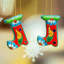 Figurine suspendue bas de Noël