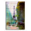 Art mural en verre rouge «Paris Street» par John Rivera-2098129990