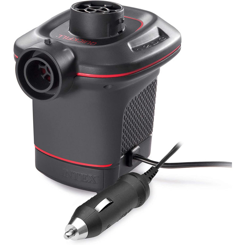 Intex Quick-Fill DC Electric Air Pump - 23.0 CFM, Black/Red