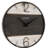 16" Ironwood Metal Quartz Wall Clock