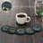 Jute Round 6 Piece Coaster Set