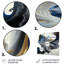 Bleu vif lisse lisse I - décoration murale en métal-87837601
