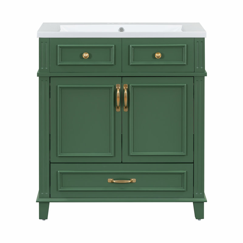 Meuble-lavabo de 30 po avec lavabo en résine