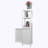 Bamboo Bathroom Storage Cabinet Linen Tower-118504702