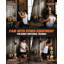 Système de poulie murale double station de câble - 18 positions réglables LAT Pulldown & Crossover Machine avec barre et poignées pour la musculation à domicile